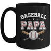 Baseball Papa For Fathers Day Baseball Lovers Mug | teecentury