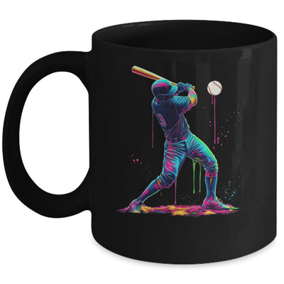 Baseball Player Sprinkles Drip Ice Cream Lover Men Women Mug | teecentury