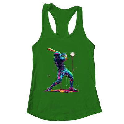 Baseball Player Sprinkles Drip Ice Cream Lover Men Women Shirt & Tank Top | teecentury