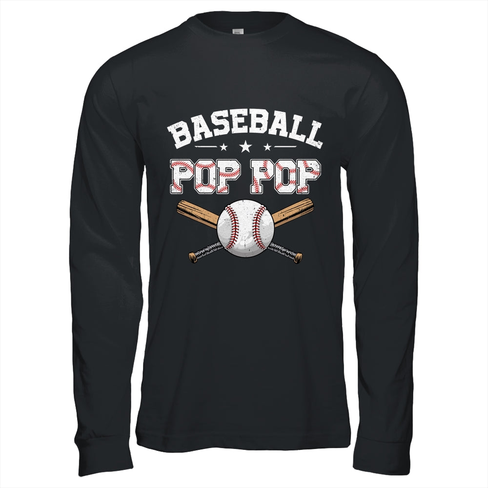 Baseball Pop Pop For Fathers Day Baseball Lovers Shirt & Hoodie | teecentury