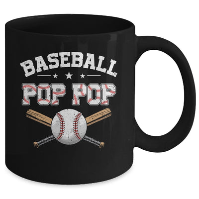Baseball Pop Pop For Fathers Day Baseball Lovers Mug | teecentury