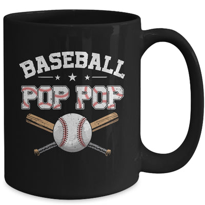 Baseball Pop Pop For Fathers Day Baseball Lovers Mug | teecentury