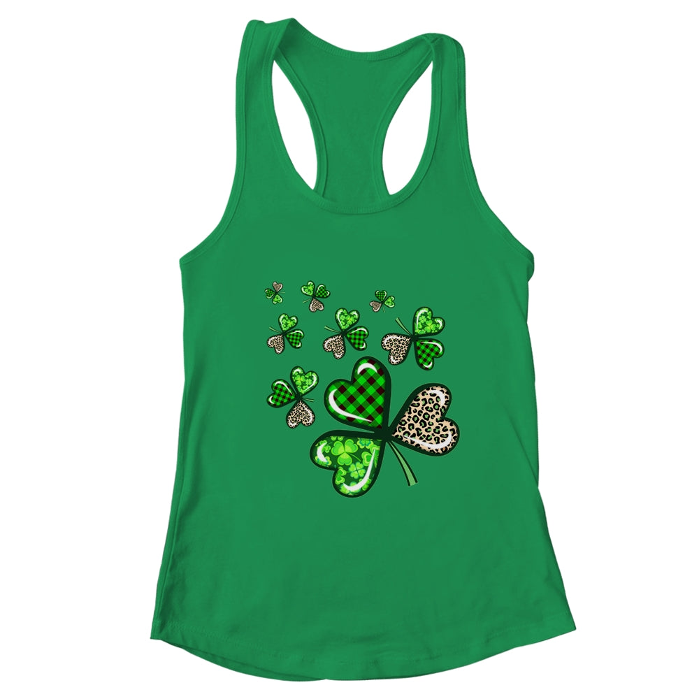 Baseball Shamrock St Patricks Day Clover With Baseball Love Shirt & Tank Top | teecentury