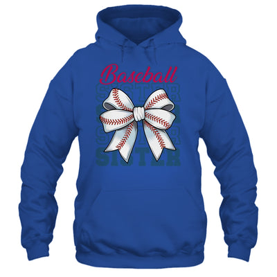 Baseball Sister Coquette Bow Biggest Fan Sport Lovers Girl Shirt & Tank Top | teecentury