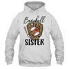 Baseball Sister Leopard Game Day Women Lover Mothers Day Shirt & Tank Top | teecentury