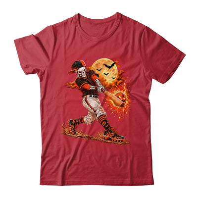 Baseball Skeleton Halloween Men Boys Baseball Halloween Shirt & Sweatshirt | teecentury