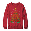 Basketball Xmas Tree Lights Santa Basketball Christmas Funny Shirt & Sweatshirt | teecentury