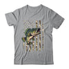 Bass Fish Fishing USA American Flag Camouflage Fisherman Shirt & Hoodie | teecentury