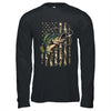 Bass Fish Fishing USA American Flag Camouflage Fisherman Shirt & Hoodie | teecentury