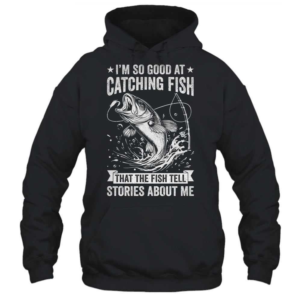 Bass Fishing Angler Funny Fisherman Catching Fish Shirt & Hoodie | teecentury