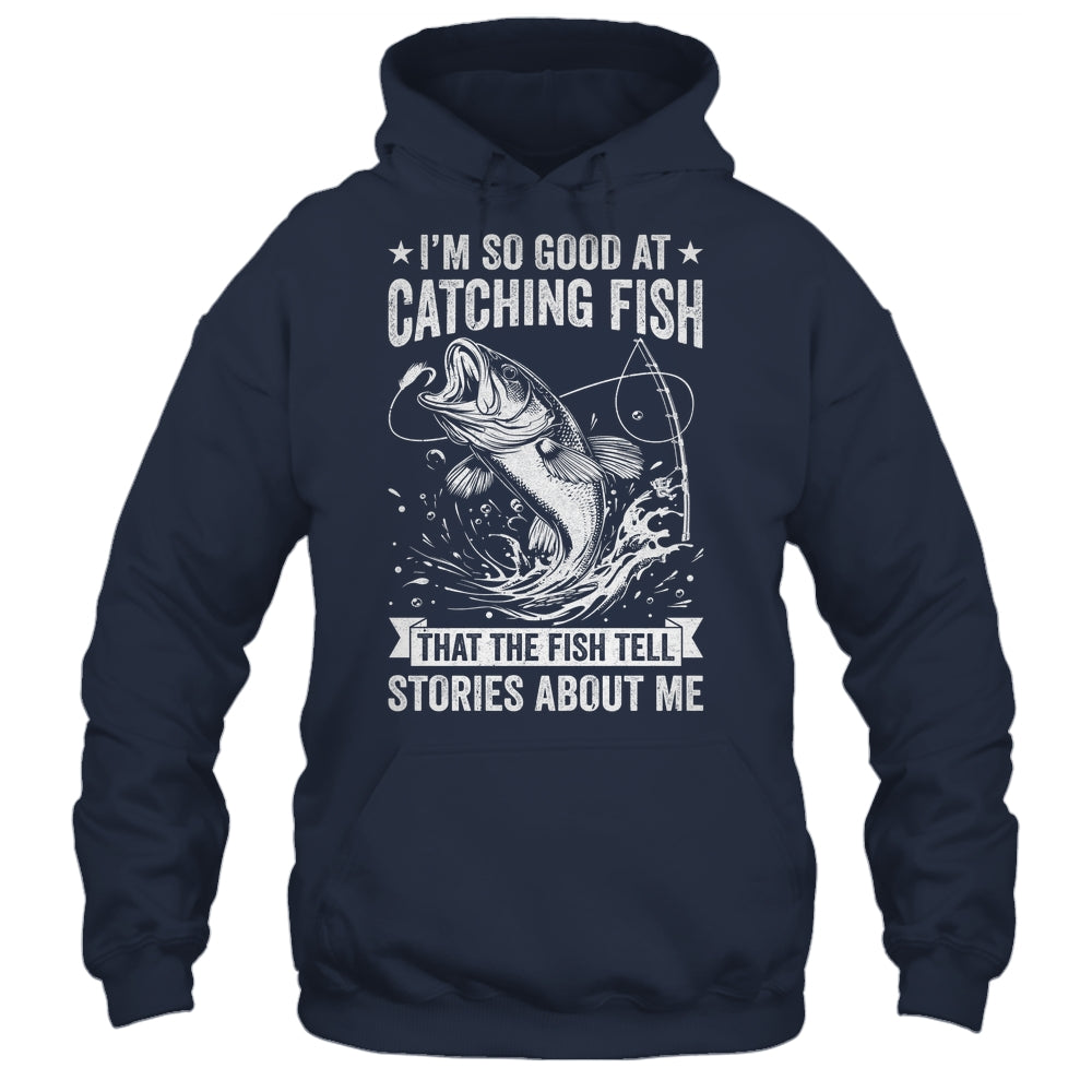 Bass Fishing Angler Funny Fisherman Catching Fish Shirt & Hoodie | teecentury