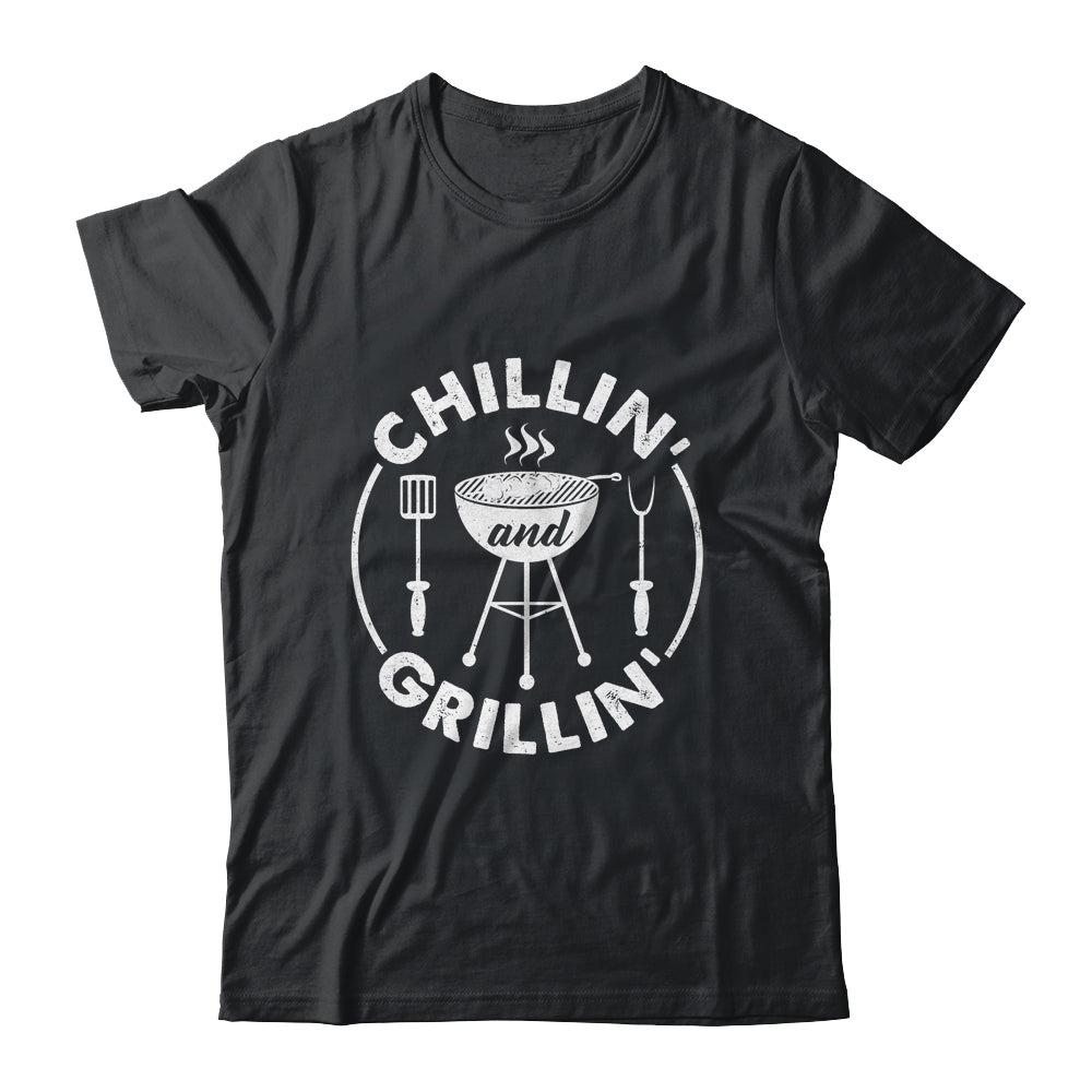 Bbq Chillin And Grillin Barbecue Funny BBQ For Men Women Shirt & Hoodie | teecentury