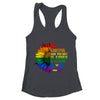 Be Careful Who You Hate It Be Someone You Love LGBT Flower Shirt & Tank Top | teecentury