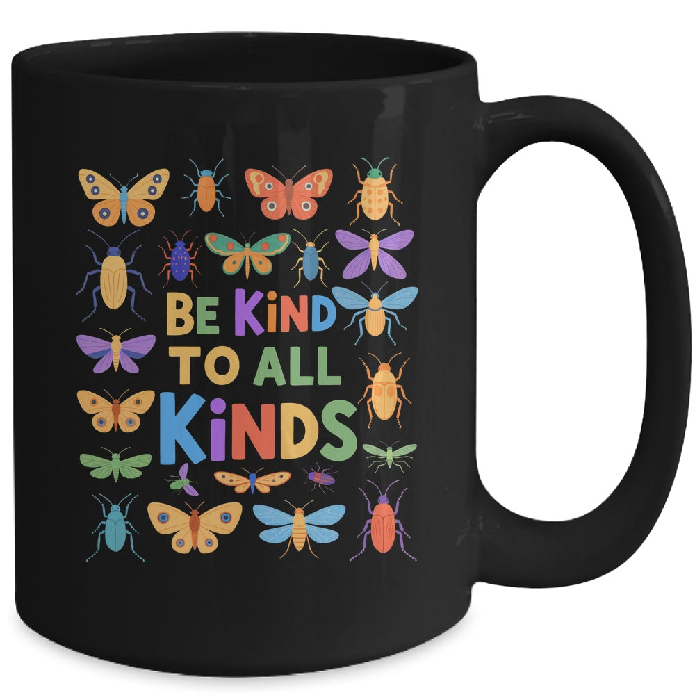 Be Kind To All Kinds Bugs Entomology Insect Collector Mug | teecentury