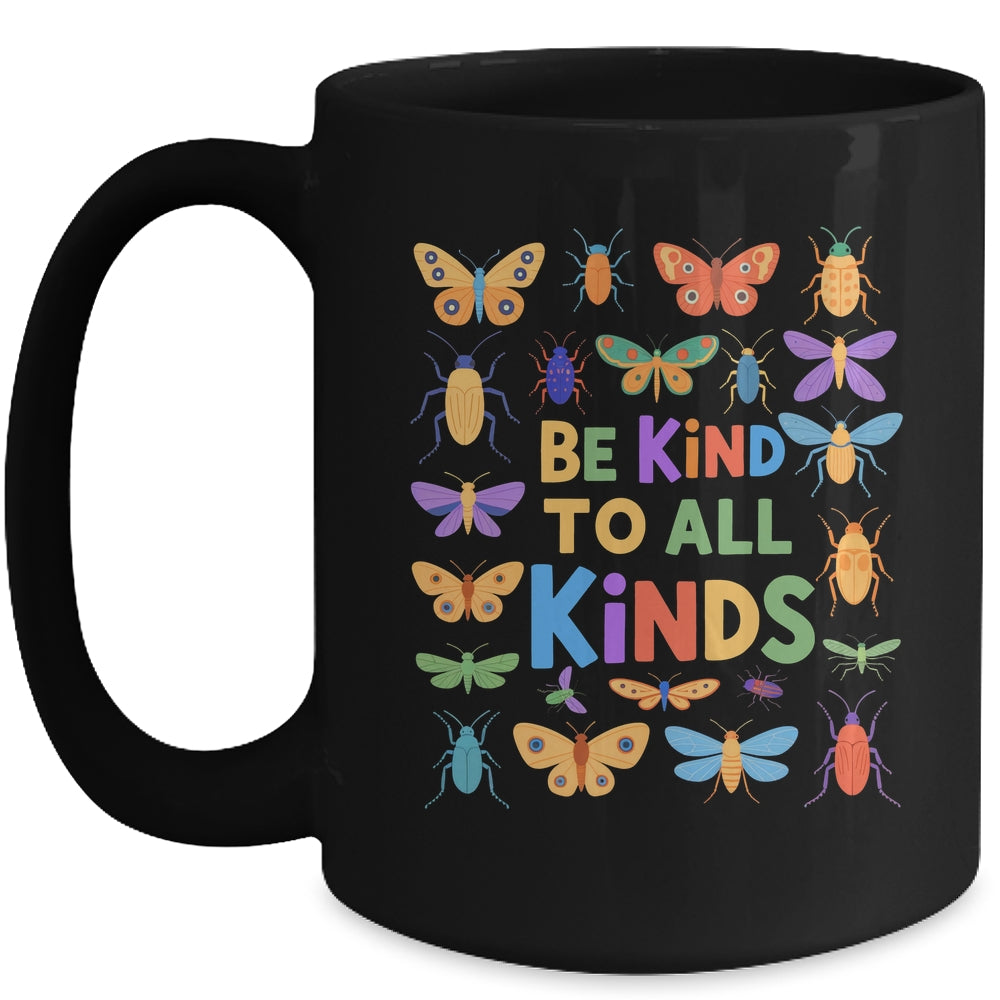 Be Kind To All Kinds Bugs Entomology Insect Collector Mug | teecentury
