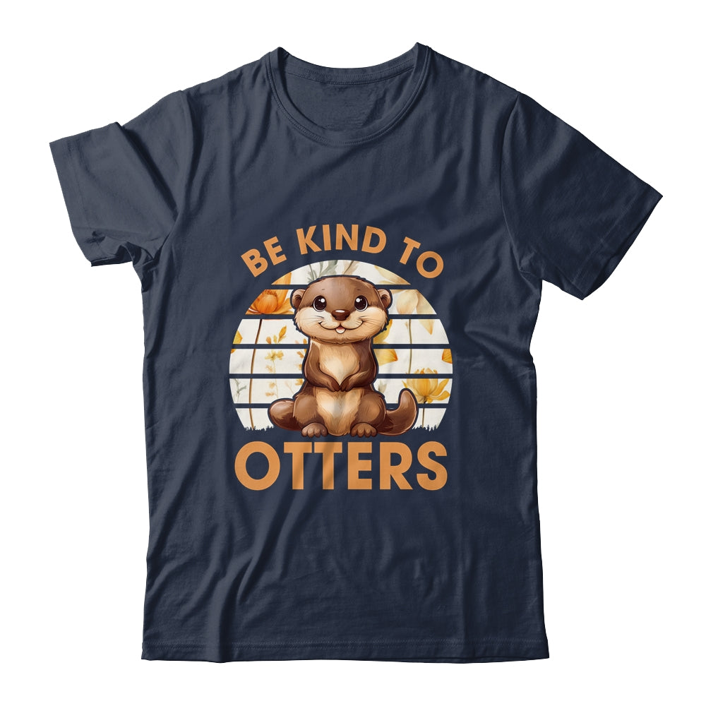 Be Kind To Otters For Kids Girls For Otter's Day Otter Lover Shirt & Tank Top | teecentury