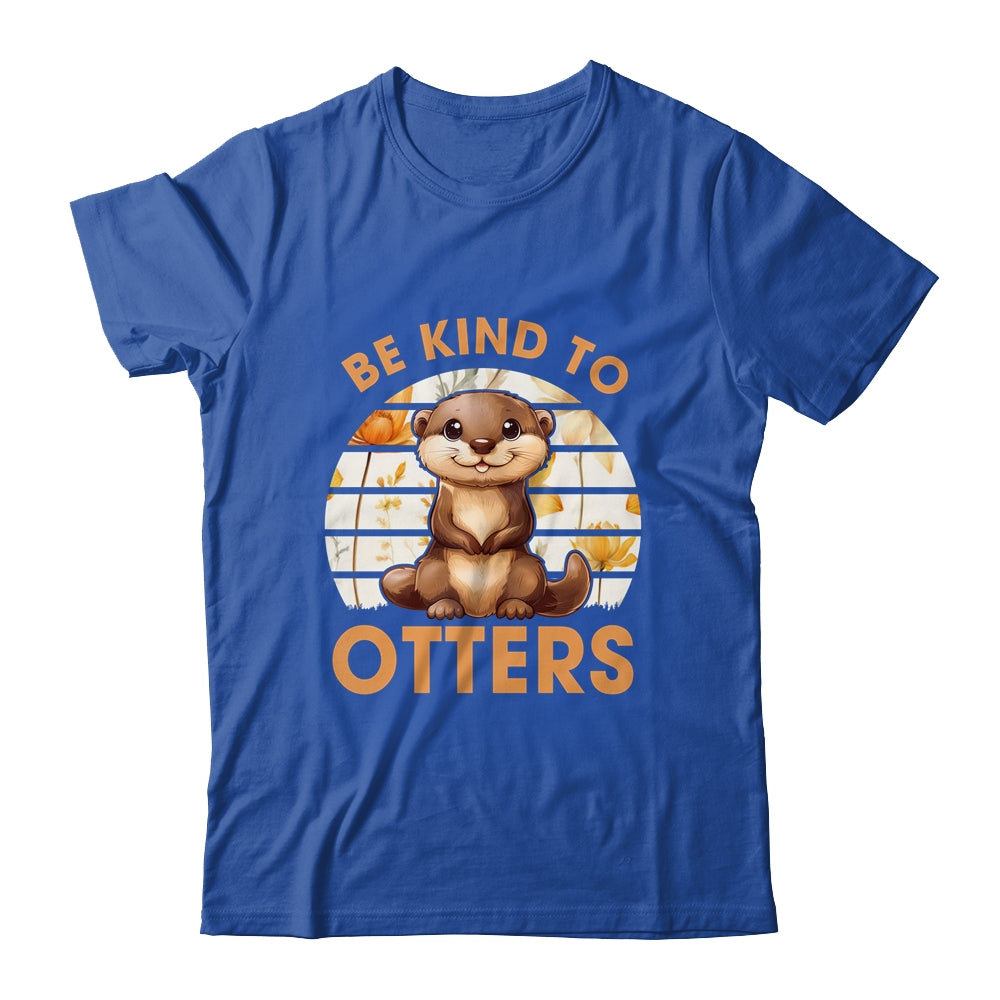 Be Kind To Otters For Kids Girls For Otter's Day Otter Lover Shirt & Tank Top | teecentury