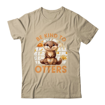 Be Kind To Otters For Kids Girls For Otter's Day Otter Lover Shirt & Tank Top | teecentury