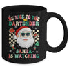 Be Nice To The Bartender Santa Christmas Xmas Groovy Mug | teecentury