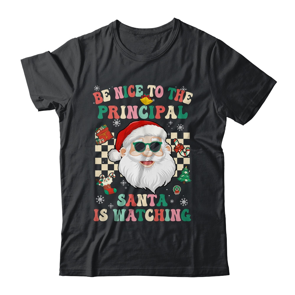 Santa's Favorite Principal Christmas Funny Teacher School T-Shirt Santa's Favorite Principal Christmas Funny Teacher School T-Shirt