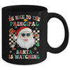Be Nice To The Principal Santa Christmas Xmas Groovy Mug | teecentury
