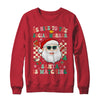 Be Nice To The Social Worker Santa Christmas Xmas Groovy Shirt & Sweatshirt | teecentury