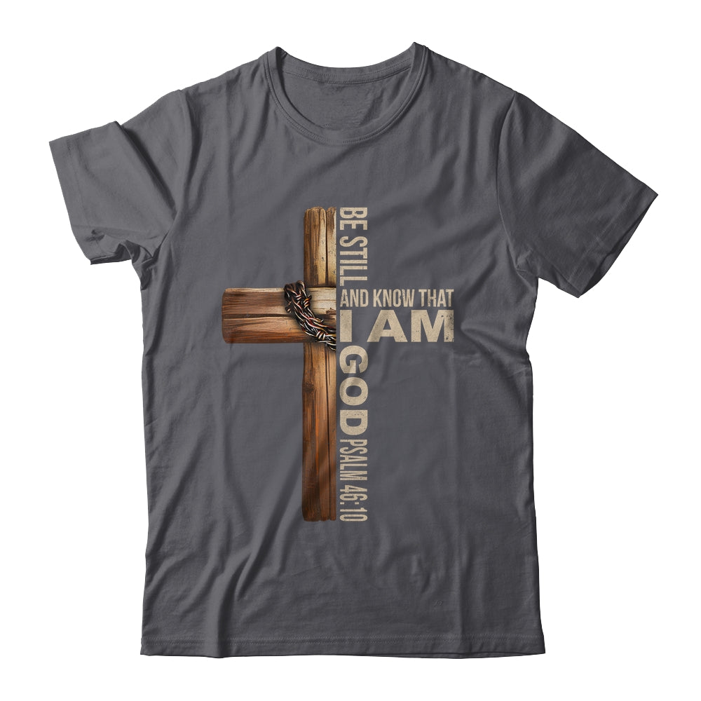 Be Still And Know God Christian Bible Verse Faith Men Women Shirt & Tank Top | teecentury