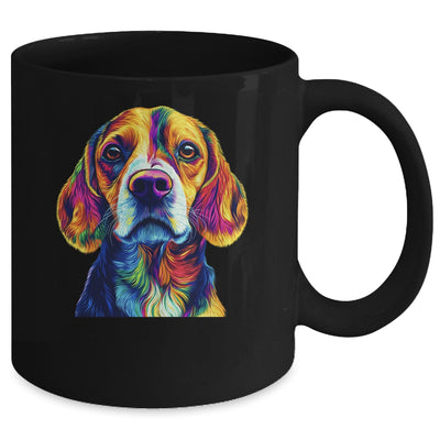 Beagle Dog Colorful Face Dog Lover Men Women Mug | teecentury