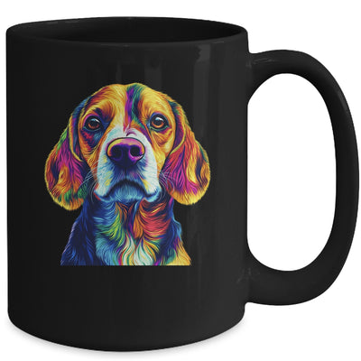 Beagle Dog Colorful Face Dog Lover Men Women Mug | teecentury