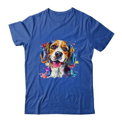 Beagle Mom Lover Puppy Dog Watercolor Tie Dye Painting Shirt & Tank Top | teecentury