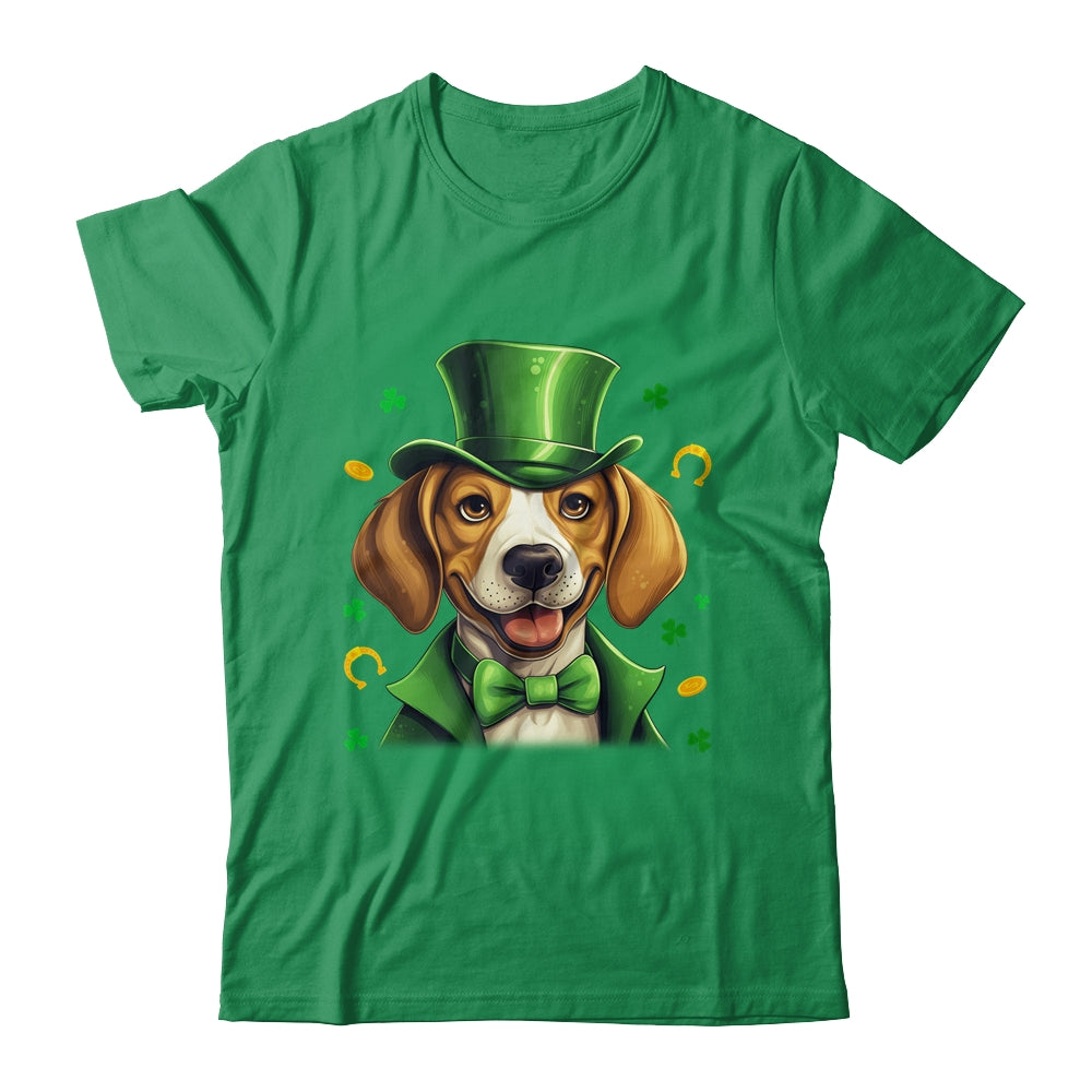 Beagle St Patricks Day Leprechaun Shamrock Irish Shirt & Hoodie | teecentury
