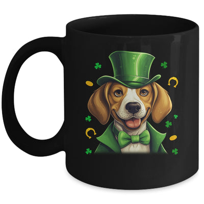 Beagle St Patricks Day Leprechaun Shamrock Irish Mug | teecentury