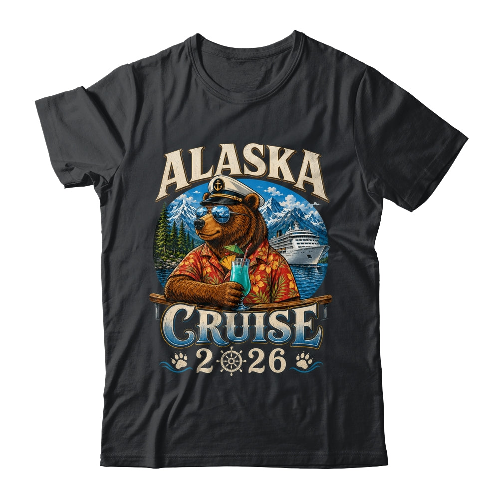 Bear Alaska Cruise 2026 Matching Family Summer Vacation Trip Shirt & Hoodie | teecentury