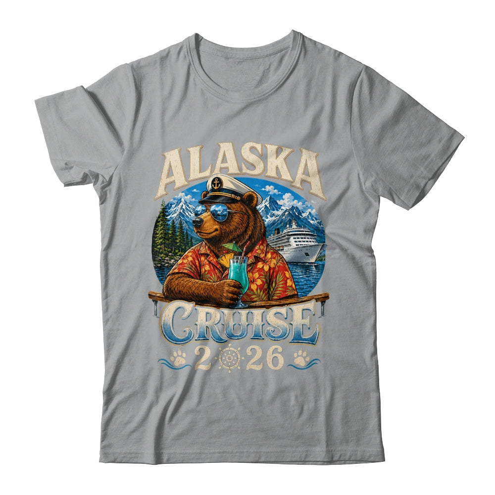 Bear Alaska Cruise 2026 Matching Family Summer Vacation Trip Shirt & Hoodie | teecentury