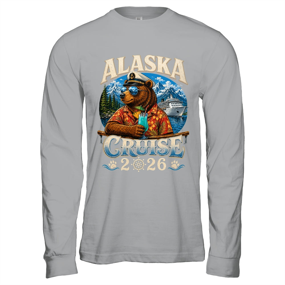 Bear Alaska Cruise 2026 Matching Family Summer Vacation Trip Shirt & Hoodie | teecentury