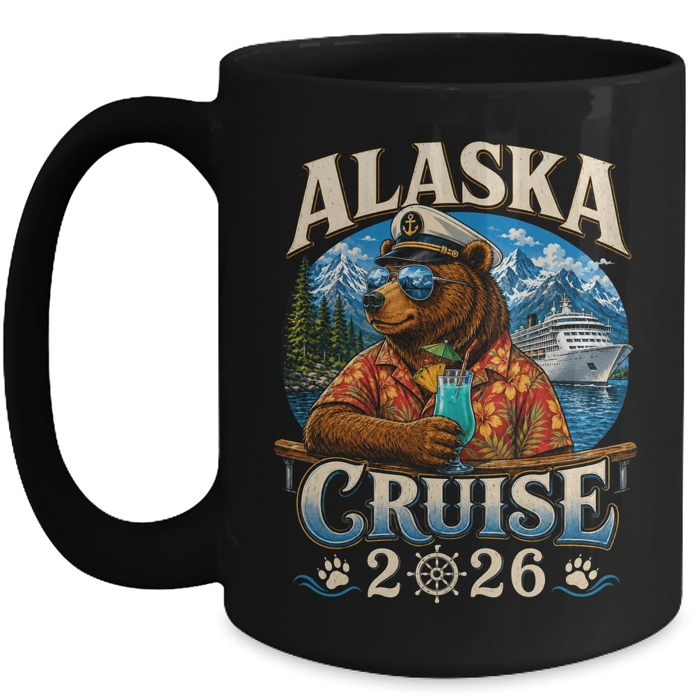 Bear Alaska Cruise 2026 Matching Family Summer Vacation Trip Mug | teecentury