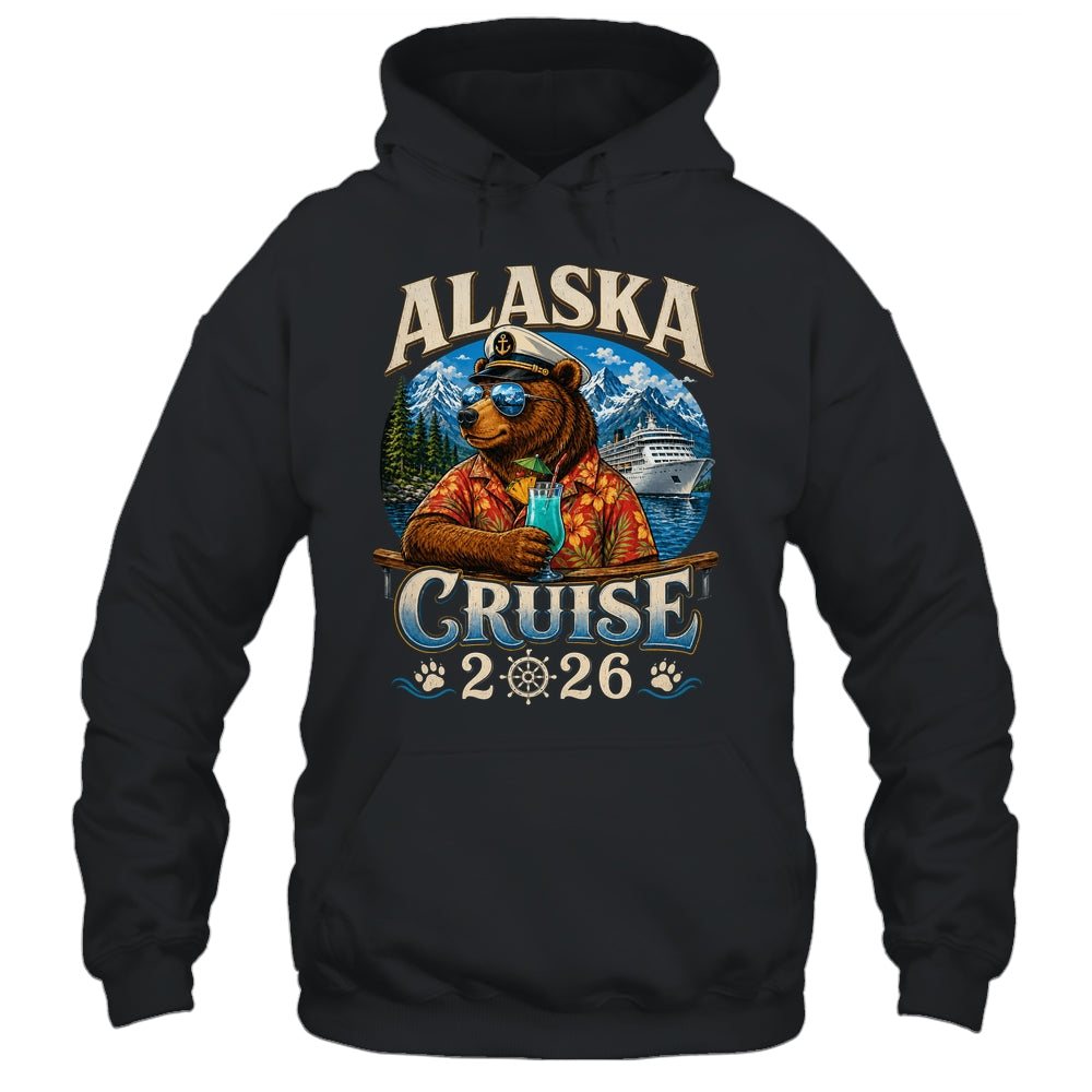 Bear Alaska Cruise 2026 Matching Family Summer Vacation Trip Shirt & Hoodie | teecentury