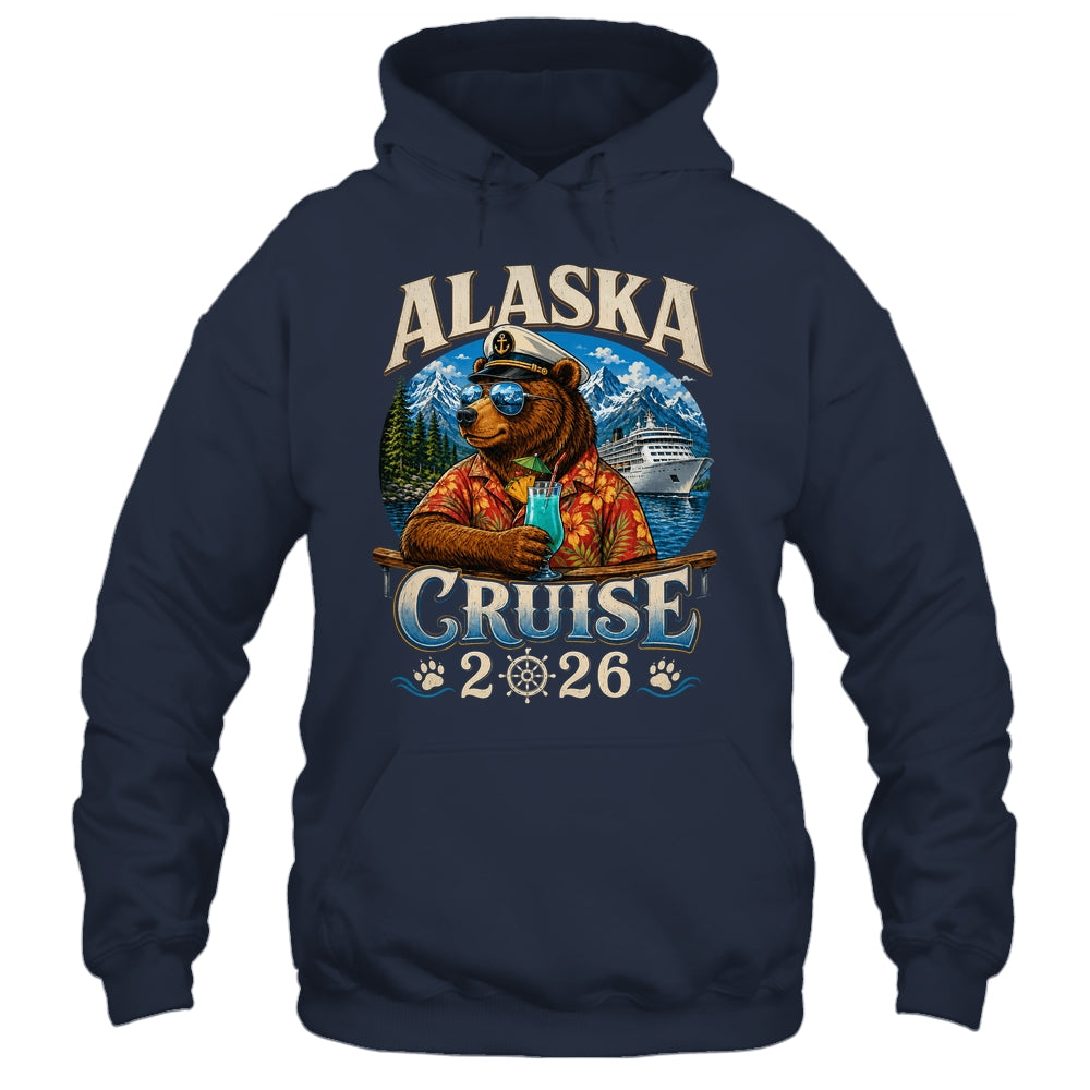 Bear Alaska Cruise 2026 Matching Family Summer Vacation Trip Shirt & Hoodie | teecentury