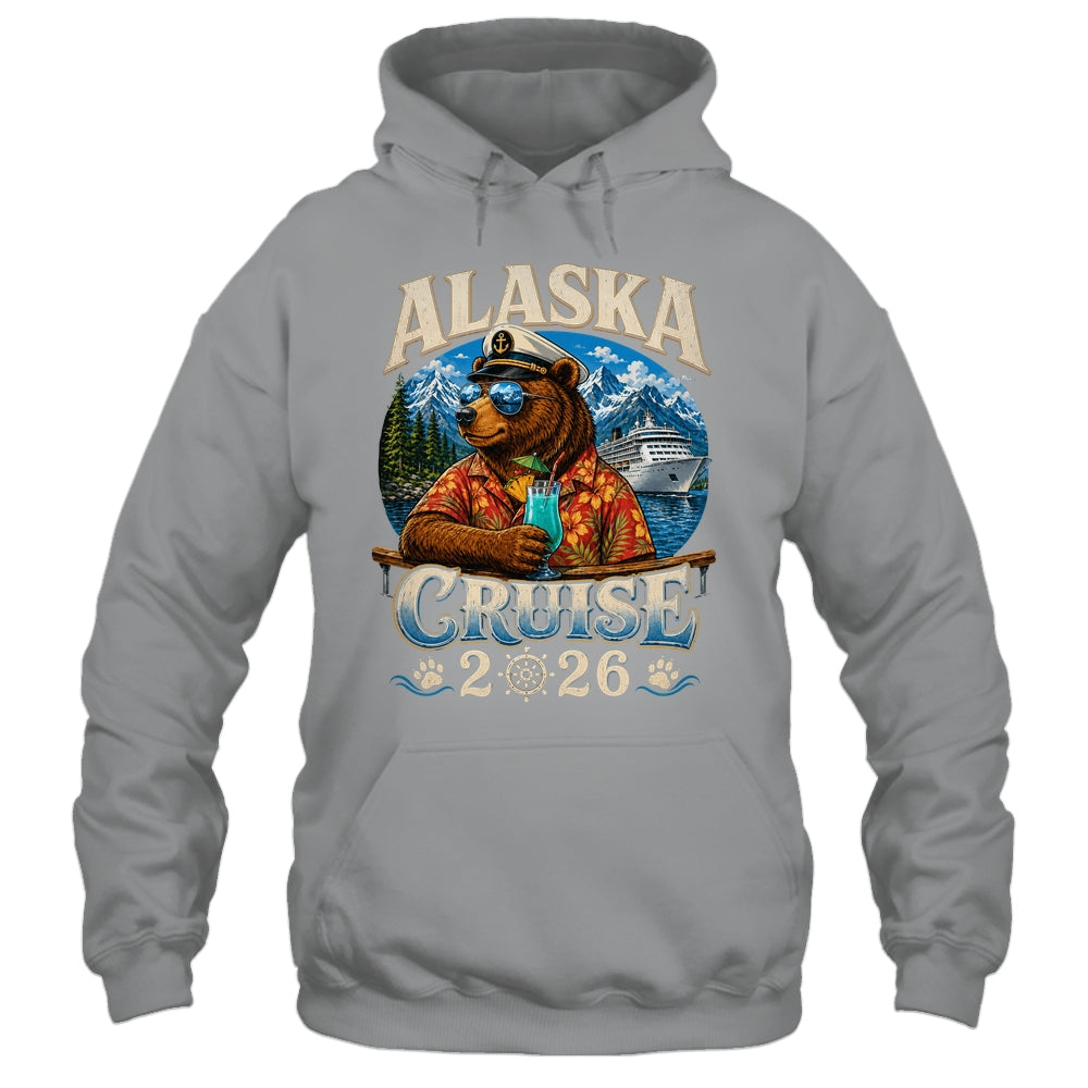 Bear Alaska Cruise 2026 Matching Family Summer Vacation Trip Shirt & Hoodie | teecentury