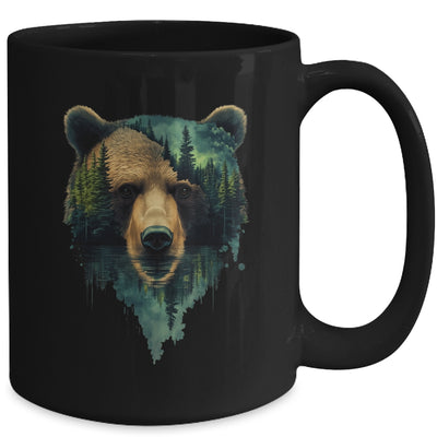 Bear Artwork Portrait Wildlife Forest Nature Lover Art Mug | teecentury