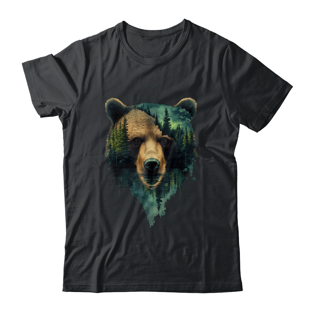 Bear Artwork Portrait Wildlife Forest Nature Lover Art Shirt & Hoodie | teecentury