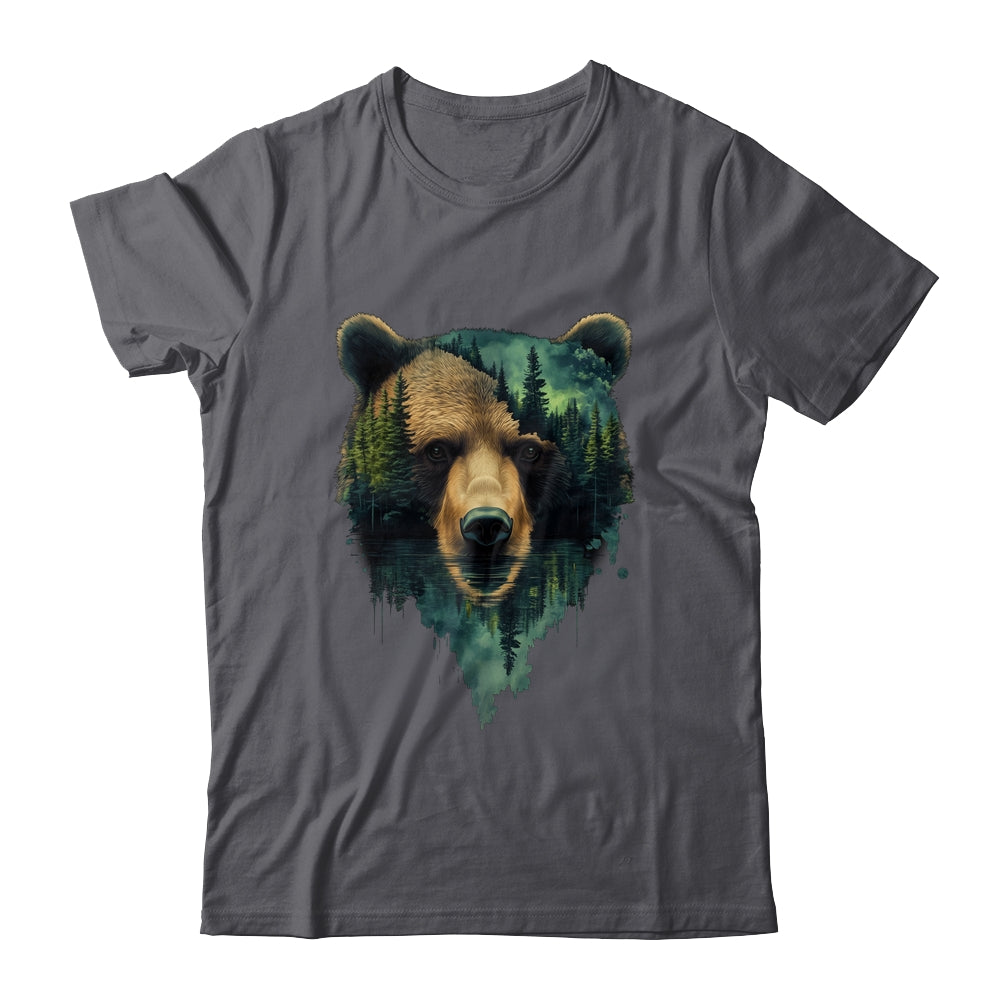 Bear Artwork Portrait Wildlife Forest Nature Lover Art Shirt & Hoodie | teecentury