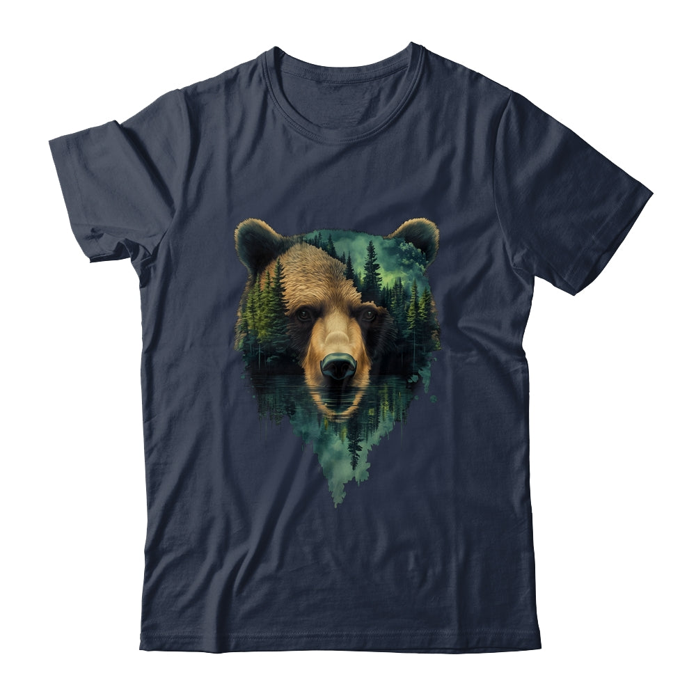 Bear Artwork Portrait Wildlife Forest Nature Lover Art Shirt & Hoodie | teecentury