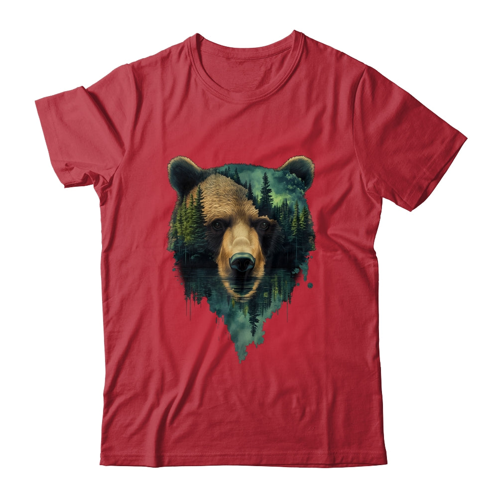 Bear Artwork Portrait Wildlife Forest Nature Lover Art Shirt & Hoodie | teecentury