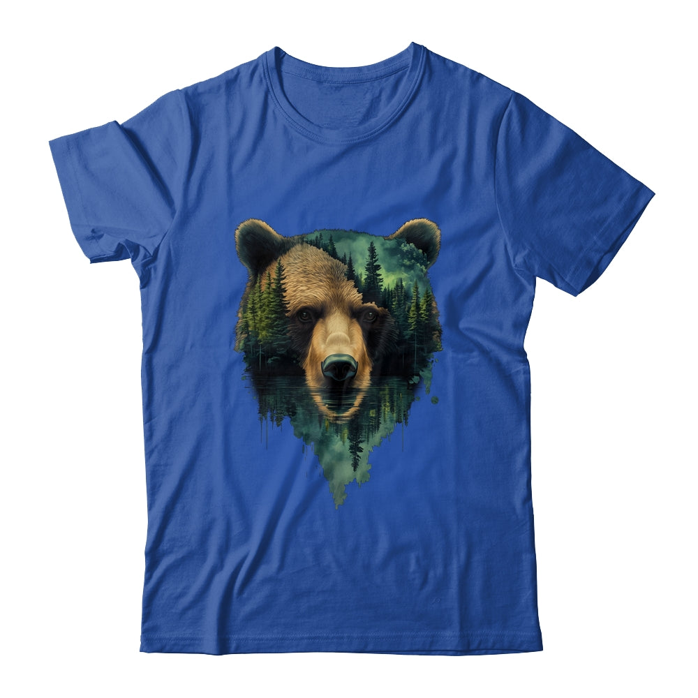 Bear Artwork Portrait Wildlife Forest Nature Lover Art Shirt & Hoodie | teecentury