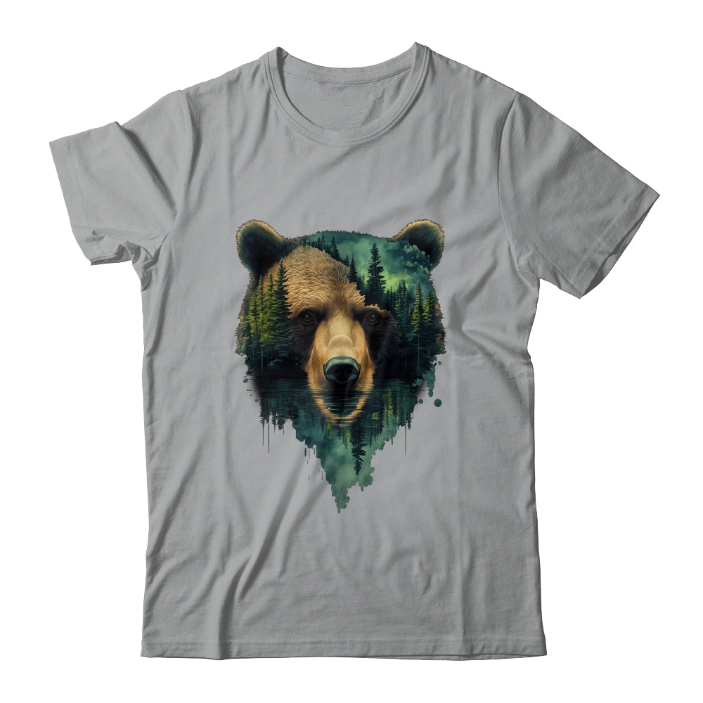 Bear Artwork Portrait Wildlife Forest Nature Lover Art Shirt & Hoodie | teecentury