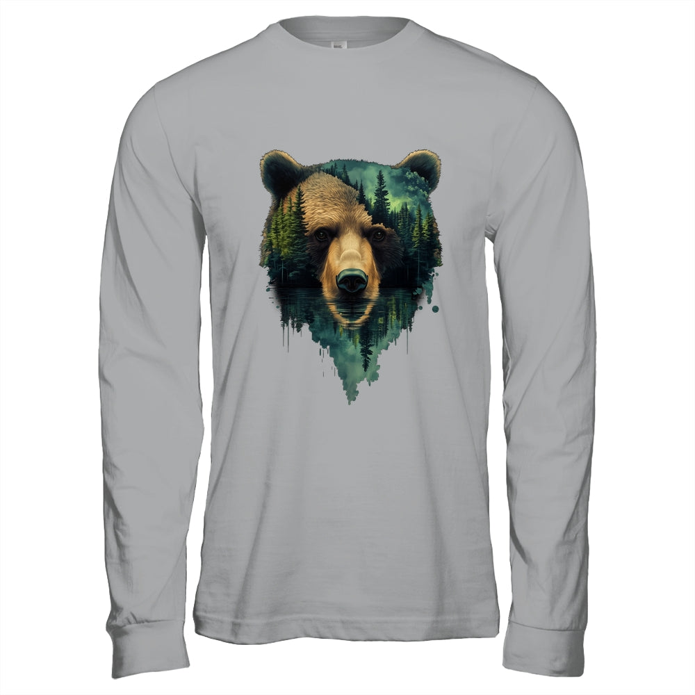 Bear Artwork Portrait Wildlife Forest Nature Lover Art Shirt & Hoodie | teecentury