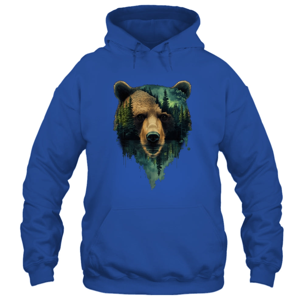 Bear Artwork Portrait Wildlife Forest Nature Lover Art Shirt & Hoodie | teecentury