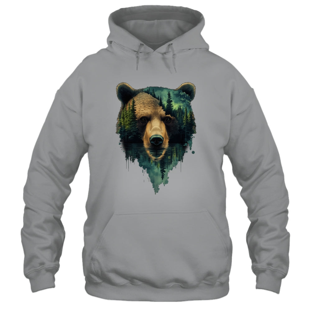 Bear Artwork Portrait Wildlife Forest Nature Lover Art Shirt & Hoodie | teecentury
