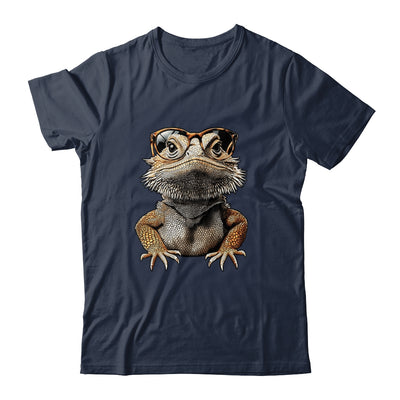 Bearded Dragon Animal Nerdy Glasses Bearded Dragon Design Shirt & Tank Top | teecentury